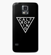 Stylish Calf Roping Hülle & Klebefolie für Samsung Galaxy