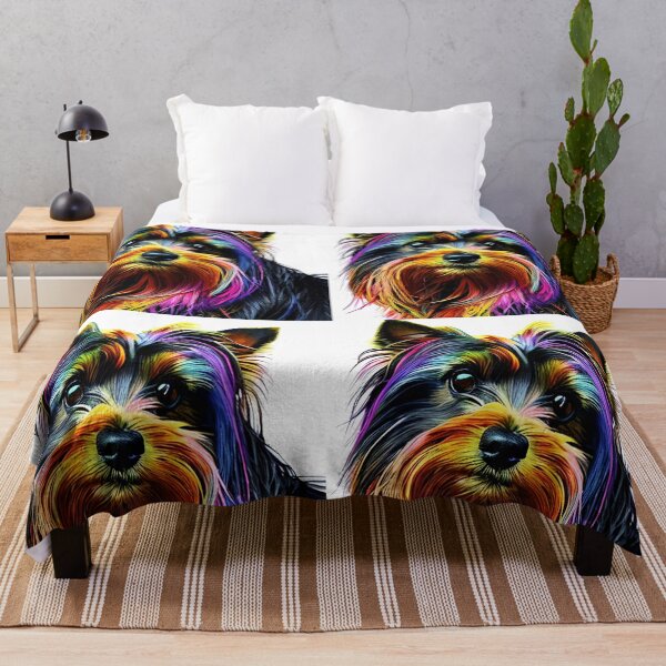 Item preview, Yorkshire Terrier painted style | Unique designs for Yorkshire Terrier dog lovers designed and sold by Lees Tees.