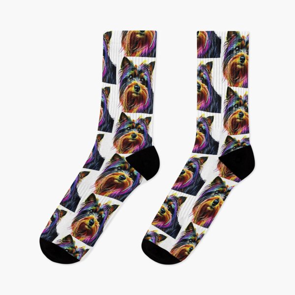Item preview, Yorkshire Terrier painted style | Unique designs for Yorkshire Terrier dog lovers designed and sold by Lees Tees.