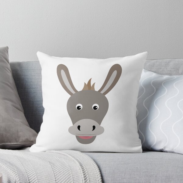 Item preview, Happy Donkey Face Cartoon Character designed and sold by Gotcha29.