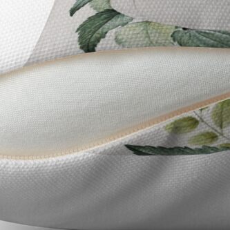 Alternate view of Floral portrait ... Floor Pillow