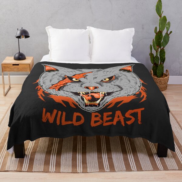 Item preview, Wild Beast scary cat face theme party design for celebrants designed and sold by AssamFT.