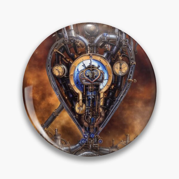 Item preview, Steampunk mechanical heart designed and sold by Dendros-Studio.
