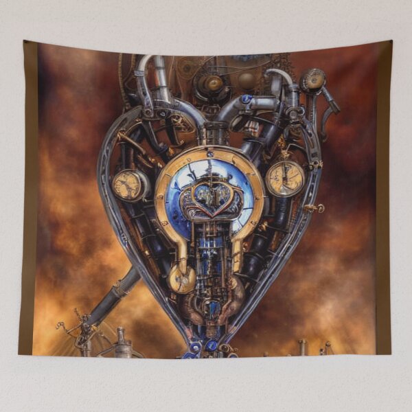 Item preview, Steampunk mechanical heart designed and sold by Dendros-Studio.