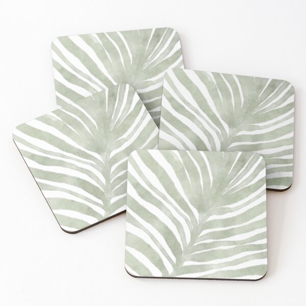 Item preview, Green watercolor plant leaf designed and sold by Miss-Belle.