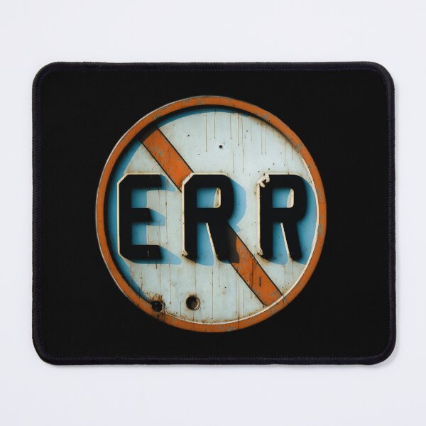 Item preview, Error sign board ERR designed and sold by EmeraldeaArt.