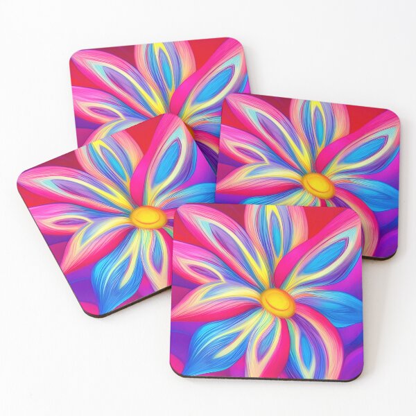 Item preview, Colorful flowers painting designed and sold by REALDesign-Shop.