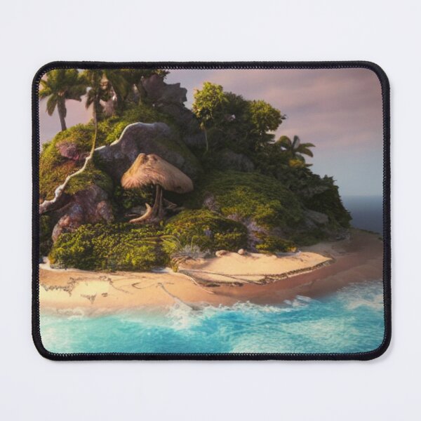 Item preview, Isle of Solitude - Ocean Oasis - Marine Paradise designed and sold by WBP Mart.