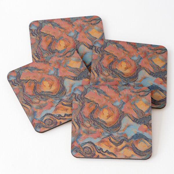 Item preview, Ominous Copper October Abstract Art designed and sold by oz10.