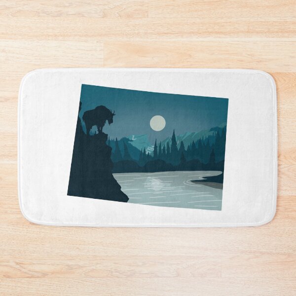 Item preview, Colorado map and landscape designed and sold by landscapeworlds.