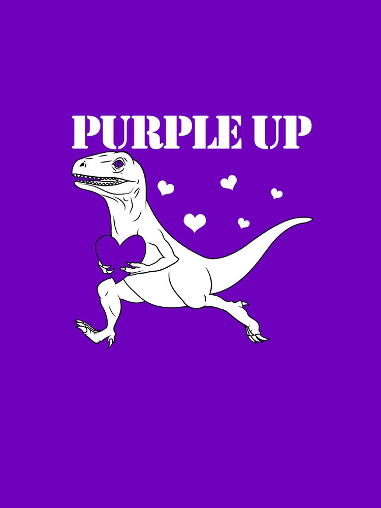 Aperçu 4 sur 4. Coque iPhone avec l'œuvre Purple Up Raptor Military Child Month Dinosaur Purple Up Gear créée et vendue par DynamicDesign.