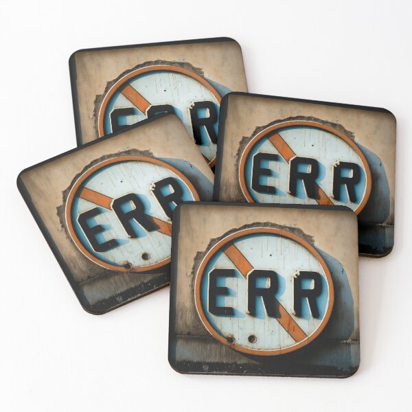 Item preview, Error sign board photo, ERR designed and sold by EmeraldeaArt.
