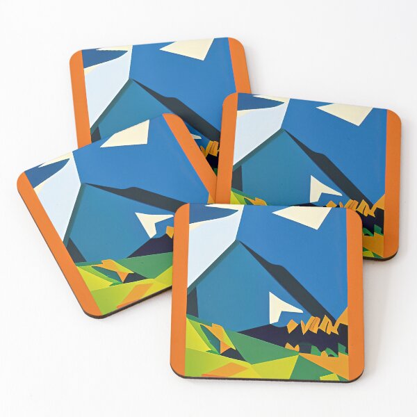 Item preview, Abstract Mountainside Landscape designed and sold by Arkneer.