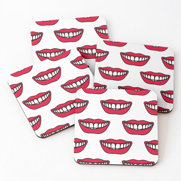 Item preview, Smiling lips pattern designed and sold by AlexanderZam.