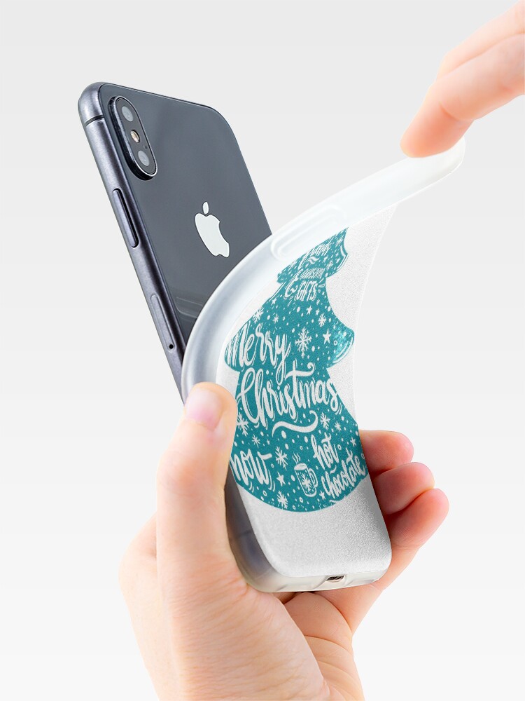 Alternate view of Merry Christmas! Holidays pattern design iPhone Case & Cover