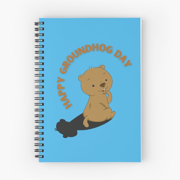 Item preview, Happy Groundhog Day  designed and sold by ZubiyaArt.