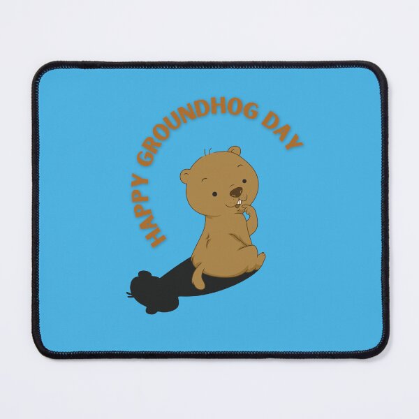 Item preview, Happy Groundhog Day designed and sold by ZubiyaArt.
