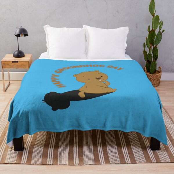 Item preview, Happy Groundhog Day  designed and sold by ZubiyaArt.