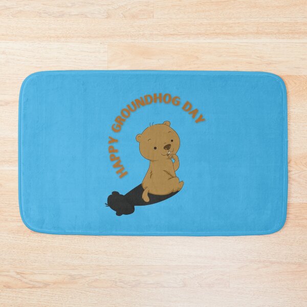 Item preview, Happy Groundhog Day  designed and sold by ZubiyaArt.