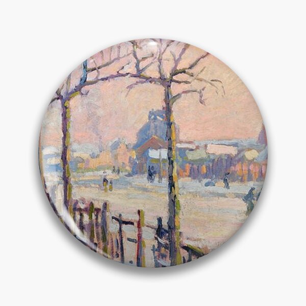 Item preview, Winter Landscape by Robert Antoine Pinchon designed and sold by tomorrowsart.