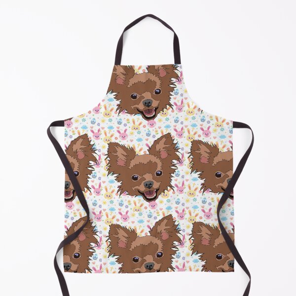 Item preview, Long haired Chihuahua with Easter pattern designed and sold by LeahcarsArt.