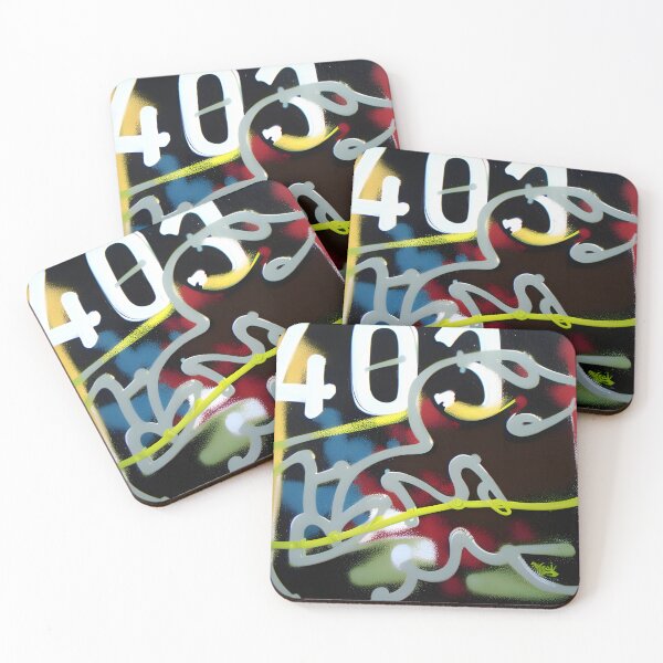 Item preview, 403 Forbidden Error Graffiti Print - Add Some Error to Your Tech Collection designed and sold by Peter3d .nl.
