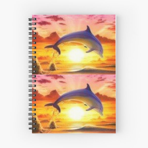 Item preview, Beautiful Sliver Dolphins. Having fun in the amazing Sunrise.  designed and sold by Tiannalaw.