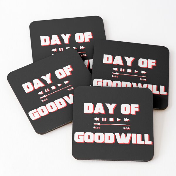 Item preview, Day Of GoodWill Fitted T-Shirt designed and sold by maskprod.