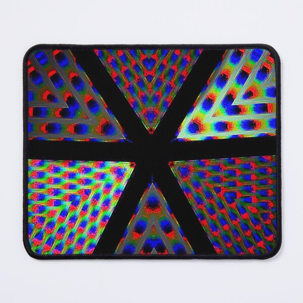 Item preview, Divided 6 Times 3-D Illusion Neon Cheesehole Design designed and sold by PPPimp.
