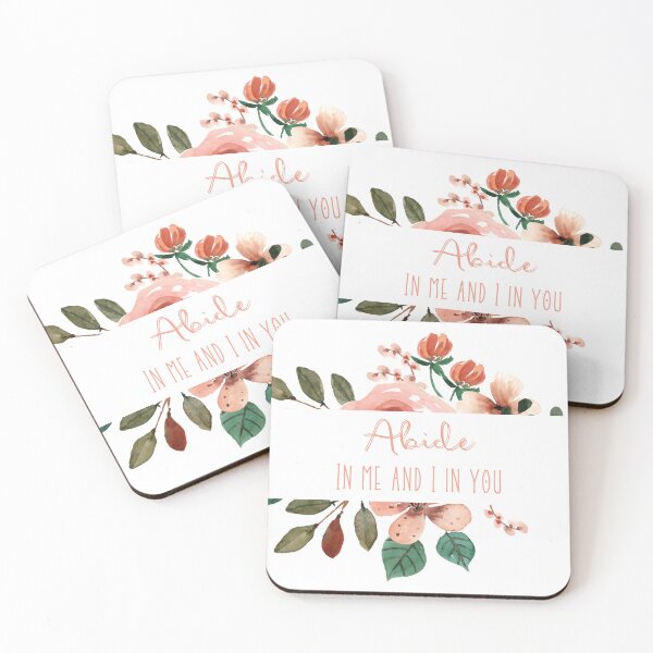 Item preview, John 15:4, Abide in Me designed and sold by TheLogosStudio.