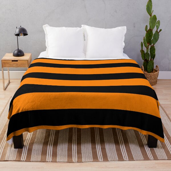Item preview, Black orange hoops retro horizontal bars designed and sold by ModSupporters.