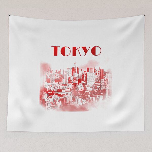 Item preview, Tokyo Skyline Japan City Travel Shibuya Japanese designed and sold by CreatDifference.
