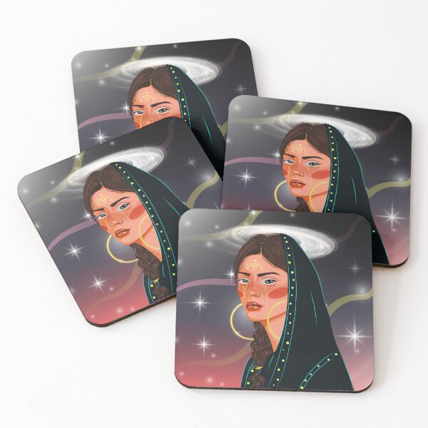 Item preview, sad crying angel in the night with stars designed and sold by SabinArt.
