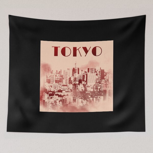 Item preview, Tokyo Skyline City Japan Travel Shibuya Japanese designed and sold by CreatDifference.