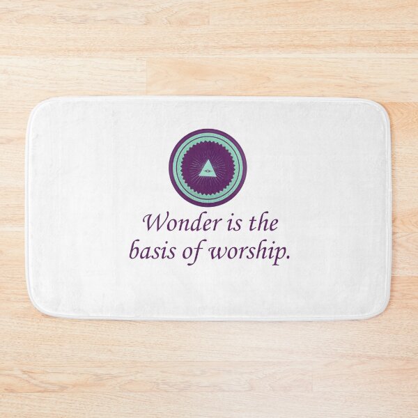 Item preview, Wonder Is The Basis Of Worship - Wonder Quotes designed and sold by CrankyOldDude.