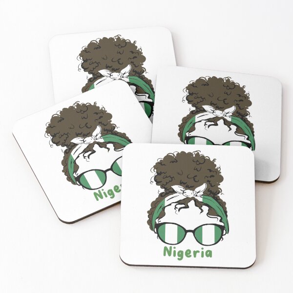 Item preview, Black Girl Messy Bun Nigerian Girl designed and sold by MasterKlaw.