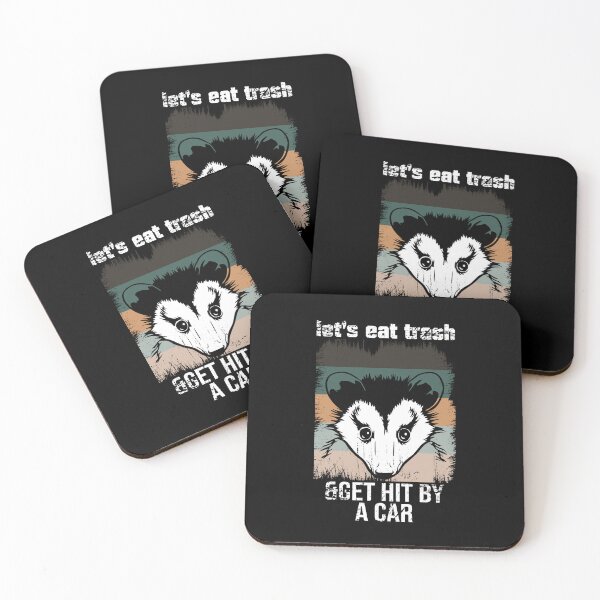 Item preview, Let's Eat Trash And Get Hit By Car Vintage Funny For Possum Lover designed and sold by ArabCorner.
