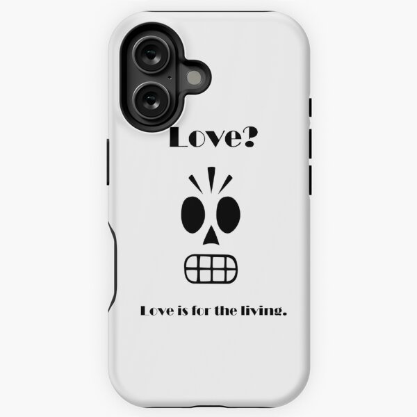 Item preview, Manuel Manny Calavera - Love is for the living... (Grim Fandango) - Clothing, gadgets & face masks designed and sold by spegnilcomputer.