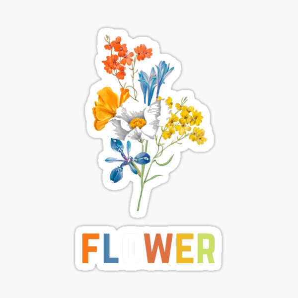 FLOWER Sticker
