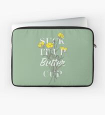 Saugen Sie es Butterblume auf Laptoptasche