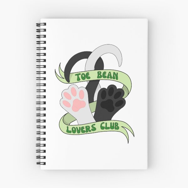 Item preview, Toe Bean Lovers Club B and W - Green Banner designed and sold by emmacatwheels.