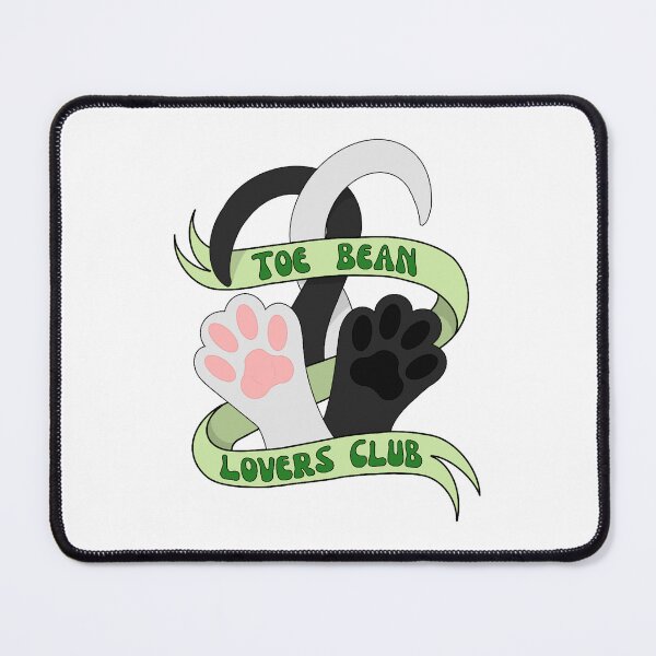 Item preview, Toe Bean Lovers Club B and W - Green Banner designed and sold by emmacatwheels.