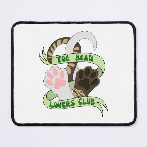Item preview, Toe Bean Lovers Club BT and W - Green Banner designed and sold by emmacatwheels.