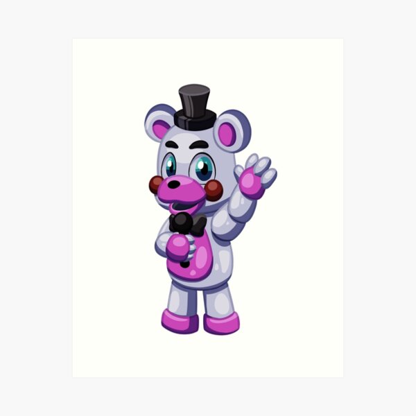 Five Nights At Freddy's Security Breach - HELPY Art Board Print