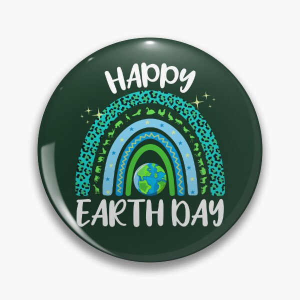 Item preview, Happy Earth Day Planet with Rainbow designed and sold by sweetbelle.