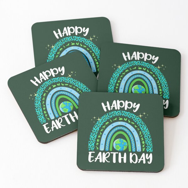Item preview, Happy Earth Day Planet with Rainbow designed and sold by sweetbelle.