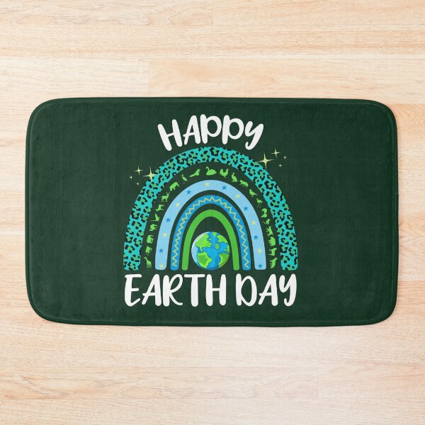 Item preview, Happy Earth Day Planet with Rainbow designed and sold by sweetbelle.