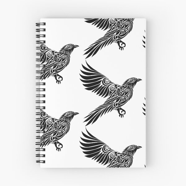 Item preview, tribal flying crow designed and sold by albertocubatas.