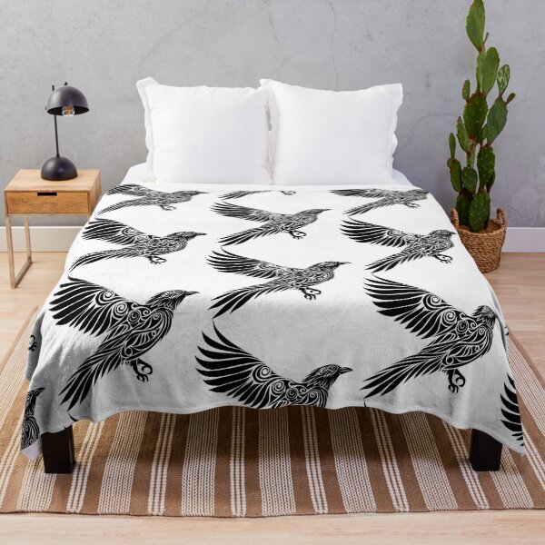 Item preview, tribal flying crow designed and sold by albertocubatas.