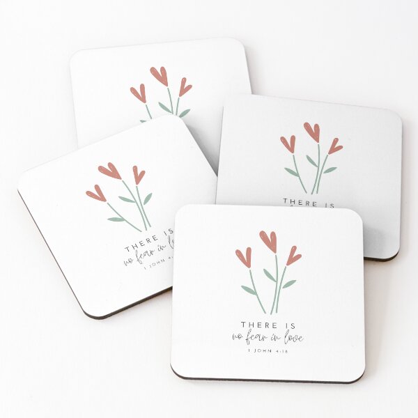 Item preview, 1 John 4:18|No Fear in Love| designed and sold by TheLogosStudio.